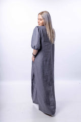 Long Linen Dress - Premium from julietahillstore - Just $97! Shop now at julietahillstore