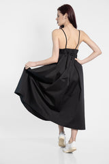 Black Spaghetti Strap Long Dress - julietahillstore