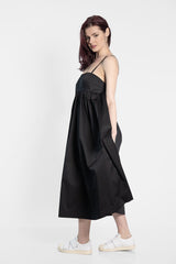 Black Spaghetti Strap Long Dress - julietahillstore