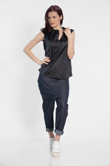 Elegant Woman Cotton Tank Top - julietahillstore