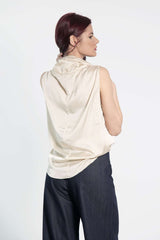 Halter Neck Satin Top - julietahillstore