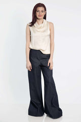 Halter Neck Satin Top - julietahillstore