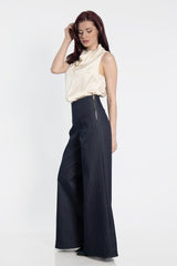 Halter Neck Satin Top - julietahillstore