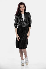 Leather-Effect Jacket - julietahillstore