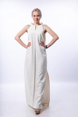 Long Light Bow Dress - julietahillstore