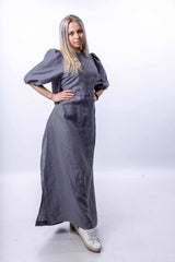 Long Linen Dress - julietahillstore