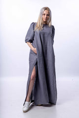 Long Linen Dress - julietahillstore
