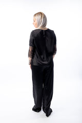 Long satin trousers - julietahillstore