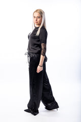 Long satin trousers - julietahillstore