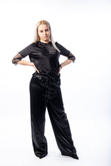 Long satin trousers - julietahillstore