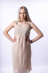 Midi Plated Dress - julietahillstore