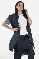 Pocket Denim Overshirt - julietahillstore