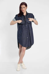 Pocket Denim Overshirt - julietahillstore