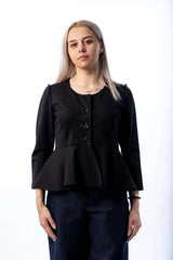 Stylish Jacket With Medium Sleeves - julietahillstore