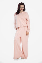Three Piece Tracksuit Set For Women "Coral" - julietahillstore