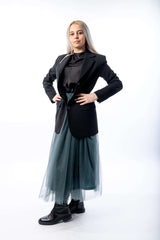 Tulle Ruffled Skirt With Inner lining - julietahillstore