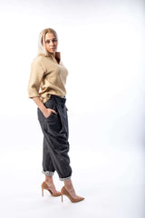 V-Neck blouse with zips - julietahillstore