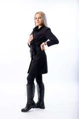 Woman Blazer With Belt - julietahillstore