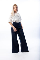 Woman blouse with medium sleeve - julietahillstore