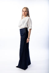 Woman blouse with medium sleeve - julietahillstore