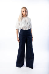 Woman blouse with medium sleeve - julietahillstore