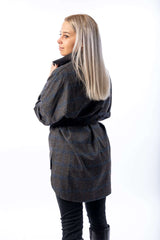 Woman Oversize Jacket With Belt - julietahillstore