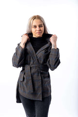 Woman Oversize Jacket With Belt - julietahillstore