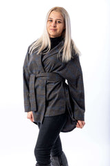 Woman Oversize Jacket With Belt - julietahillstore