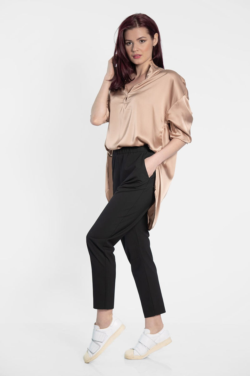 Black Pants With Side Pockets - julietahillstore