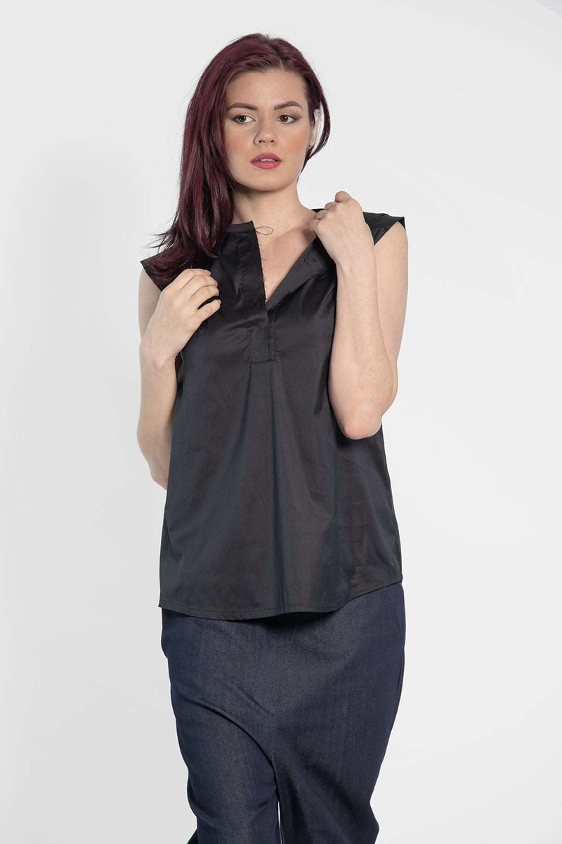 Elegant Woman Cotton Tank Top - julietahillstore