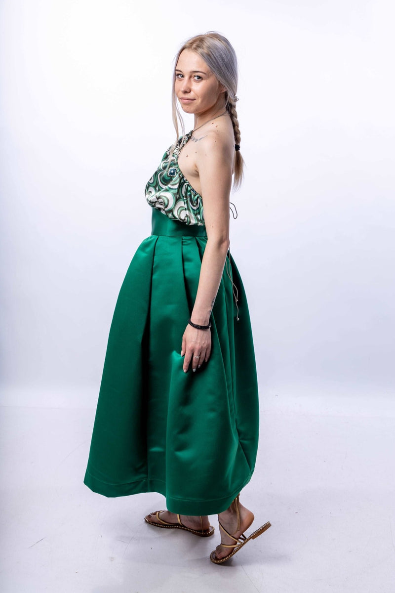Green Skirt With Top - julietahillstore