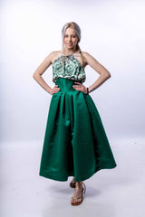 Green Skirt With Top - julietahillstore