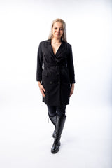 Structured Blazer dress with belt - julietahillstore