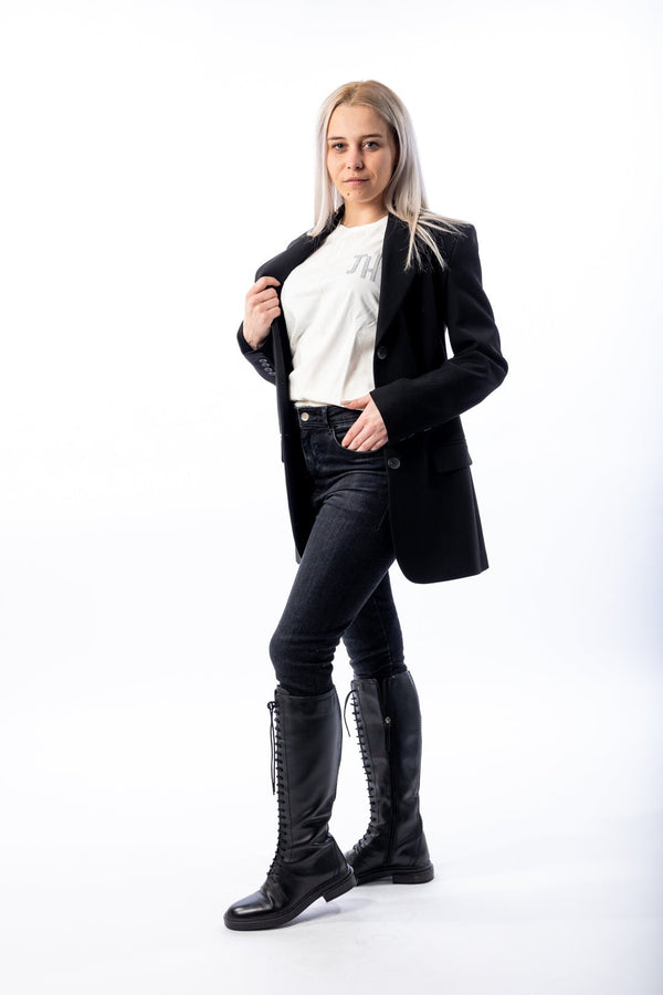 Structured Blazer with pockets - julietahillstore