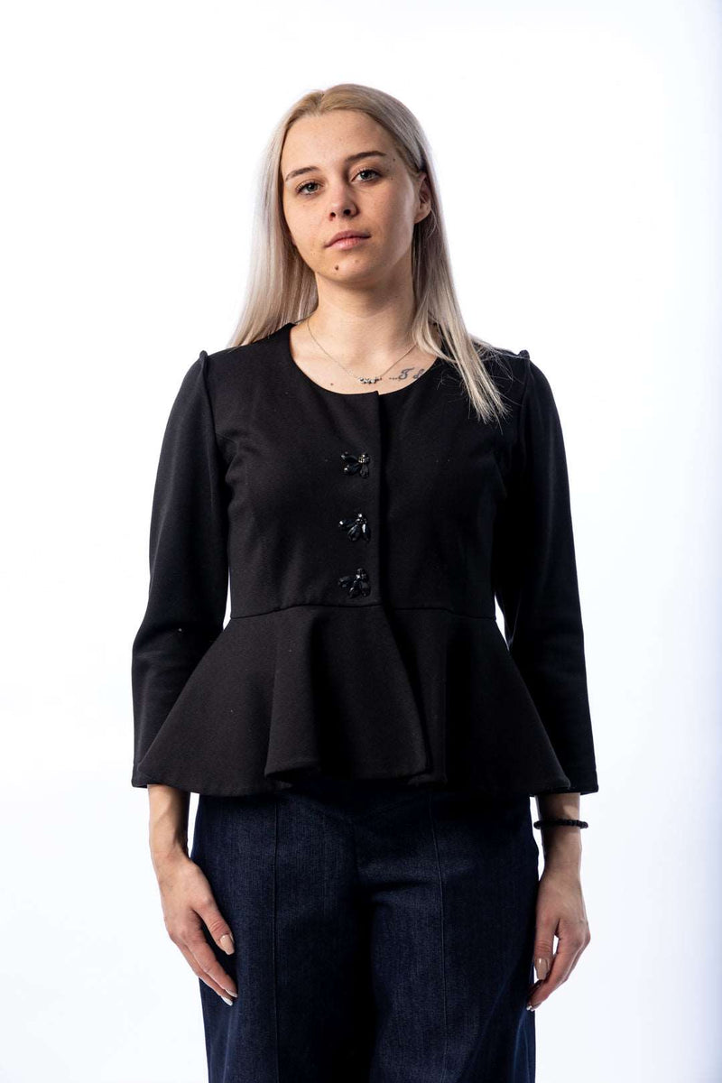 Stylish Jacket With Medium Sleeves - julietahillstore