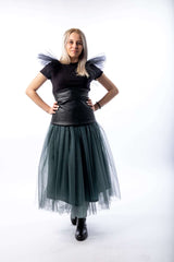 Tulle Ruffled Skirt With Inner lining - julietahillstore